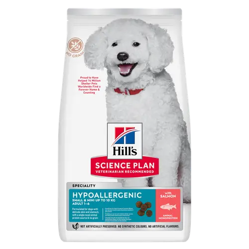 Hill's Science Plan Hypoallergenic Small & Mini Adult Hundefutter mit Lachs
