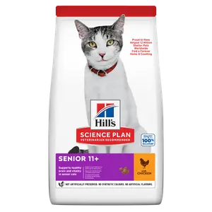 Hill's Science Plan Senior 11+ Adult Katzenfutter mit Huhn