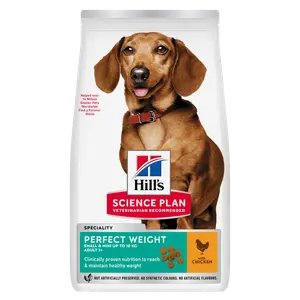 Hill's Science Plan Perfect Weight Small & Mini Adult Hundefutter mit Huhn