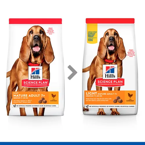 Hill's Science Plan Light Medium Mature Adult Hundefutter mit Huhn