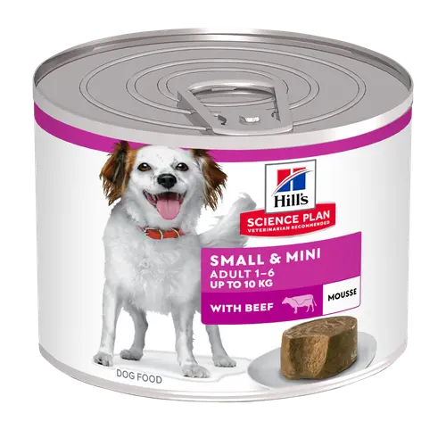Hill's Science Plan Small & Mini Adult Mousse für Hunde mit Rindfleisch