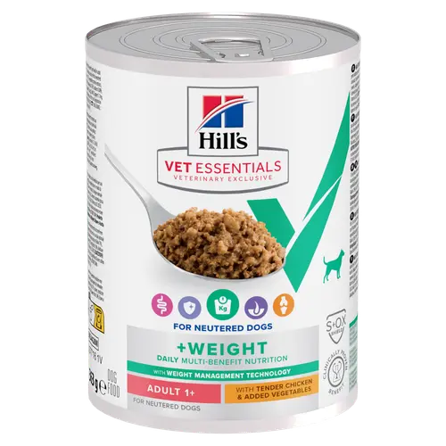 Hill's Vet Essentials MULTI-BENEFIT + Weight Adult Hundefutter mit Huhn und zugefügtem Gemüse