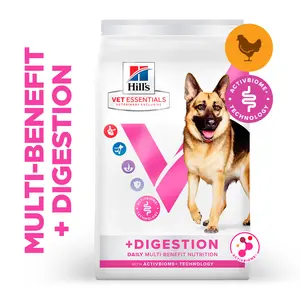 Hill's Vet Essentials MULTI-BENEFIT + Digestion Adult 1+ Large Breed Hundefutter mit Huhn