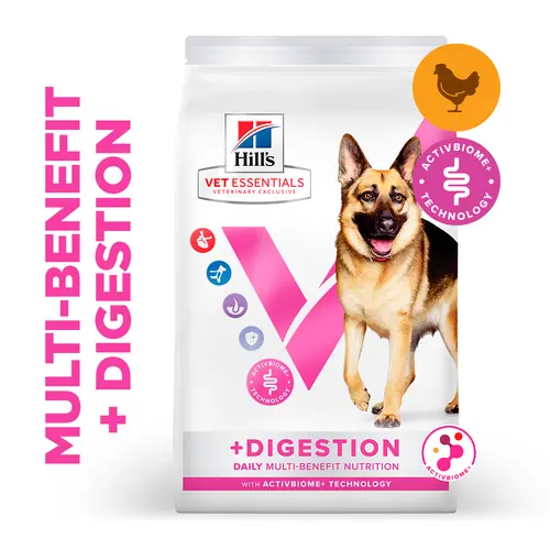 Hill's Vet Essentials MULTI-BENEFIT + Digestion Adult 1+ Large Breed Hundefutter mit Huhn