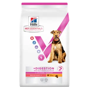 Hill's Vet Essentials MULTI-BENEFIT + Digestion Adult 1+ Medium Hundefutter mit Huhn