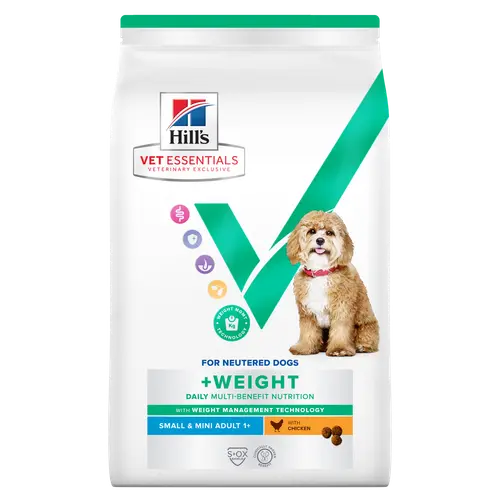 Hill's Vet Essentials MULTI-BENEFIT + Weight Adult 1+ Small & Mini Hundefutter mit Huhn