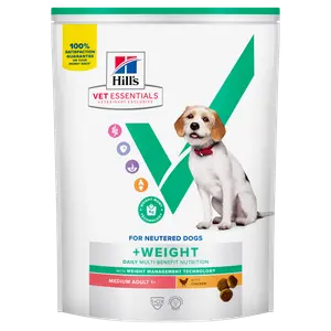 Hill's Vet Essentials MULTI-BENEFIT + Weight Adult 1+ Medium Hundefutter mit Huhn