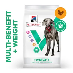 Hill's Vet Essentials MULTI-BENEFIT + Weight Adult 1+ Large Breed Hundefutter mit Huhn