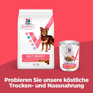 Hill's Vet Essentials Multi-Benefit Adult Hundefutter mit zartem Huhn und Gemüse