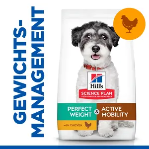 Hill's Science Plan Perfect Weight + Active Mobility Small & Mini Adult Hundefutter