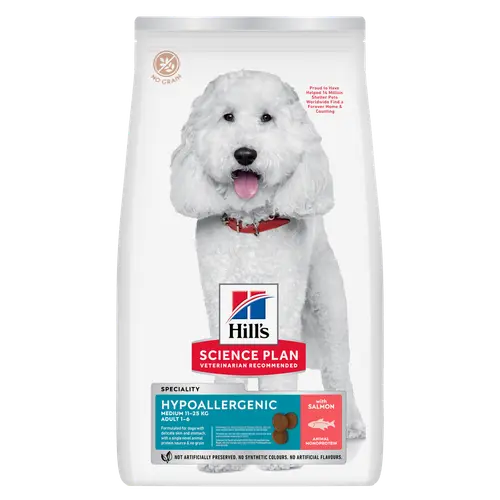 Hill's Science Plan Hypoallergenic Medium Adult Hundefutter mit Lachs