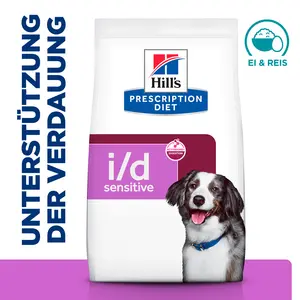 Hill's Prescription Diet i/d Sensitive Hundefutter mit Ei und Reis