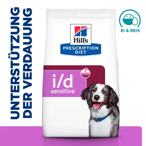 Hill's Prescription Diet i/d Sensitive Hundefutter mit Ei und Reis