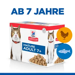 Hill's SCIENCE PLAN Mature Adult 7+ Multipack Nassfutter für Katzen