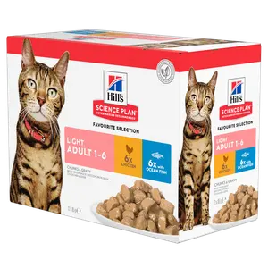 Hill's SCIENCE PLAN Light Adult Katzenfutter mit Huhn
