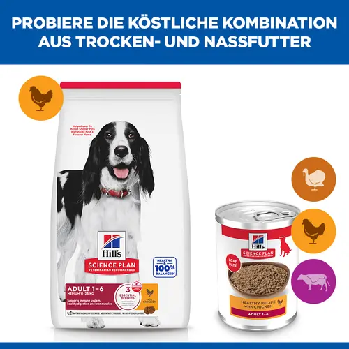Hill's Science Plan Adult Hundefutter mit Huhn
