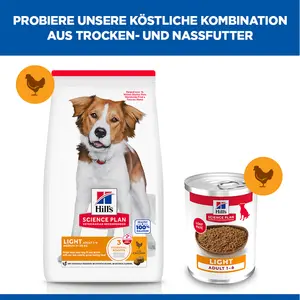Hill's Science Plan Light Adult Hundefutter mit Huhn