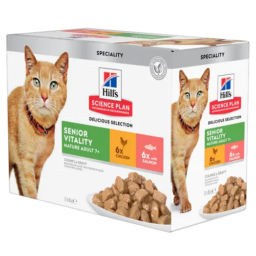 Hill's SCIENCE PLAN Senior Vitality Mature Adult 7+ Katzenfutter