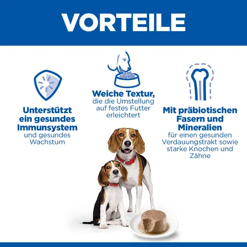 Hill’s Science Plan Puppy & Mother Tender Mousse für Hunde mit Huhn