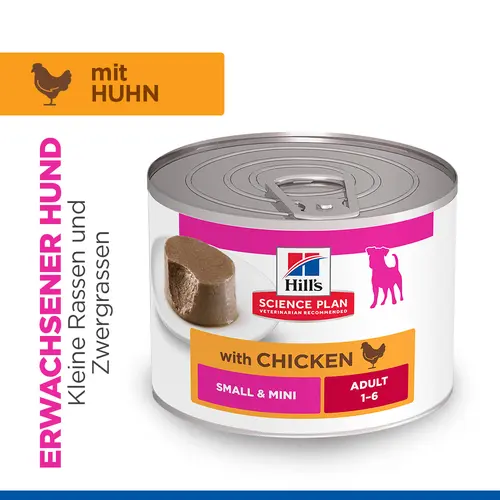 Hill's Science Plan Small & Mini Adult Mousse für Hunde mit Huhn