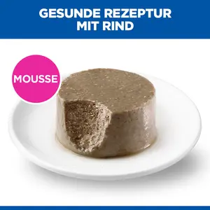 Hill's Science Plan Small & Mini Mature Adult Mousse für Hunde mit Rindfleisch