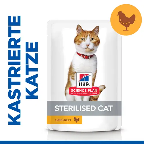 Hill's Science Plan Sterilised Cat Adult Katzenfutter mit Huhn