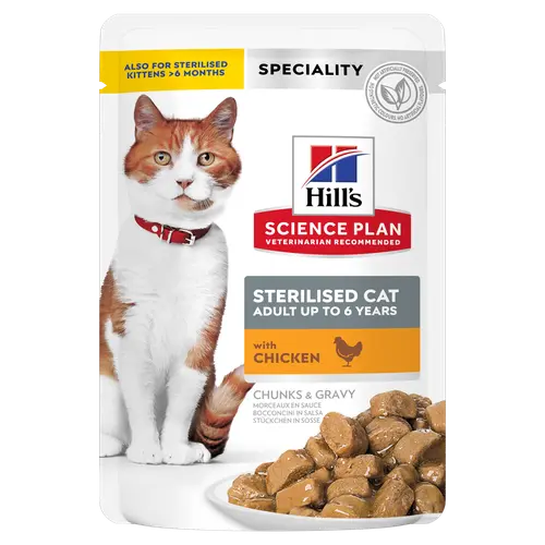 Hill's Science Plan Sterilised Cat Adult Katzenfutter mit Huhn