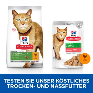 Hills Science Plan Senior Vitality Mature Adult 7+ Katzenfutter