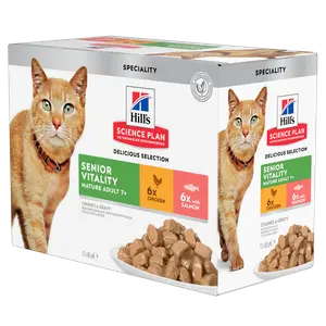 Hills Science Plan Senior Vitality Mature Adult 7+ Katzenfutter