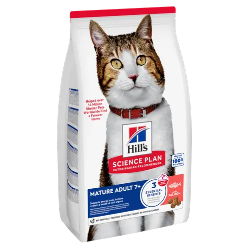 Hill's Science Plan Mature Adult Katzenfutter mit Lachs