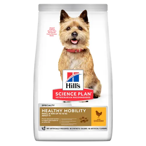 Hill's Science Plan Healthy Mobility Small & Mini Adult Hundefutter mit Huhn