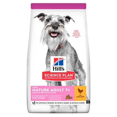 Hill's Science Plan Light Small & Mini Mature Adult Hundefutter mit Huhn