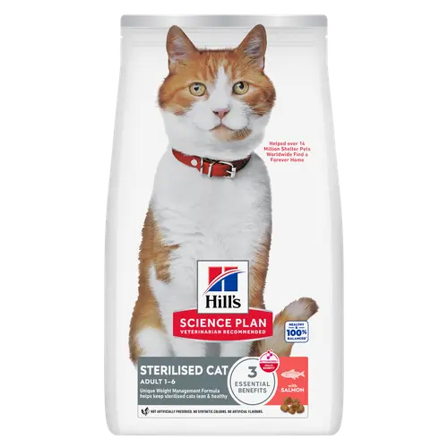 Hill's Science Plan Sterilised Adult Katzenfutter mit Lachs