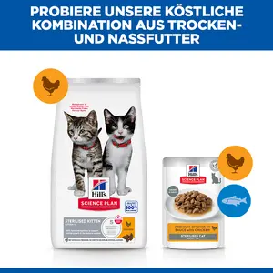 Hill's Science Plan Sterilised Kitten Kätzchenfutter mit Huhn