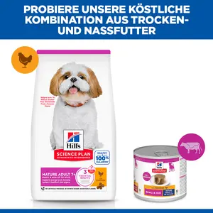 Hill's Science Plan Small & Mini Mature Adult 7+ Hundefutter mit Huhn