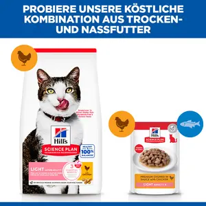 Hill's Science Plan Light Mature Adult Katzenfutter mit Huhn