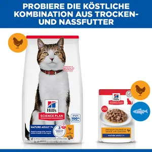 Hill's Science Plan Mature Adult Katzenfutter mit Huhn