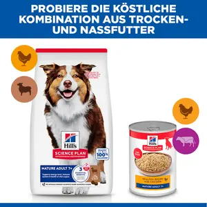 Hill's Science Plan Medium Mature Adult Hundefutter mit Lamm & Reis