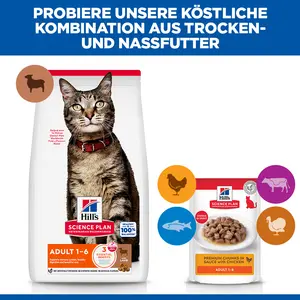 Hill's Science Plan Adult Katzenfutter mit Lamm