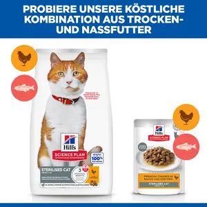 Hill's Science Plan Sterilised Adult Katzenfutter mit Huhn
