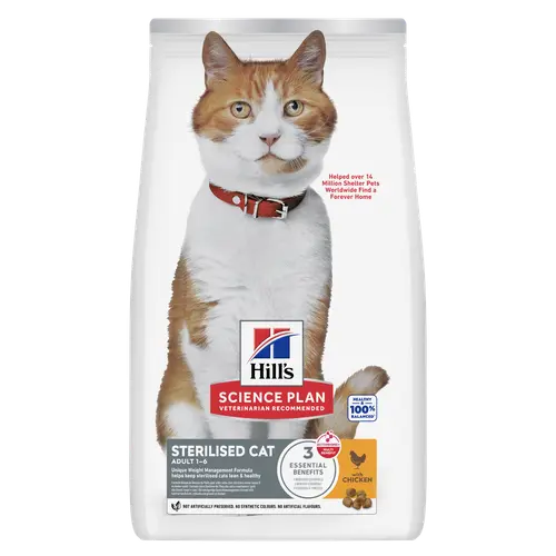 Hill's Science Plan Sterilised Adult Katzenfutter mit Huhn