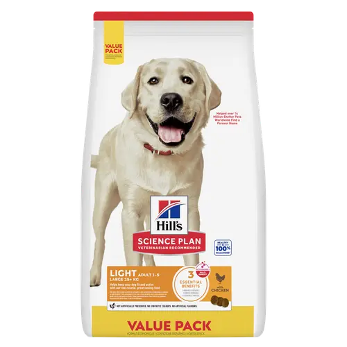 Hill's Science Plan Light Large Breed Adult Hundefutter mit Huhn