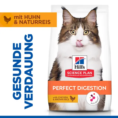 Hill's Science Plan Perfect Proteinhydrolysation Adult Katzenfutter mit Huhn & braunem Reis