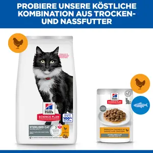 Hill's Science Plan Sterilised Mature Adult Katzenfutter mit Huhn