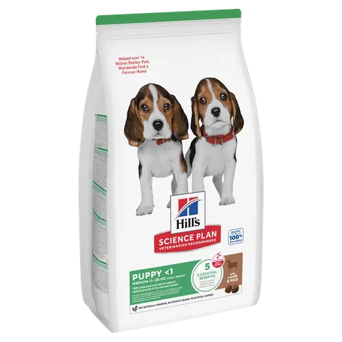 Hill's Science Plan Medium Puppy Welpenfutter mit Lamm & Reis