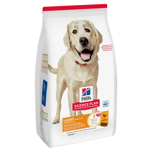 Hill's Science Plan Light Large Breed Adult Hundefutter mit Huhn