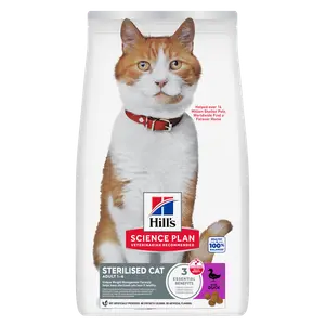 Hill's Science Plan Sterilised Adult Katzenfutter mit Ente