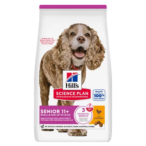 Hill's Science Plan Small & Mini Senior Hundefutter mit Huhn