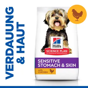 Hill's Science Plan Sensitive Stomach & Skin Small & Mini Adult Hundefutter mit Huhn