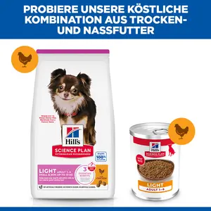 Hill's Science Plan Light Small & Mini Adult Hundefutter mit Huhn